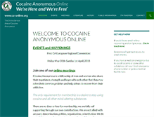 Tablet Screenshot of ca-online.org
